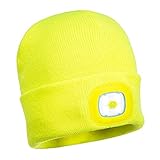 Portwest Lampe frontale LED rechargeable USB Beanie,