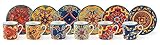 Excelsa , Porcelaine, Set de 6 tasses à café Trinacria