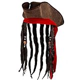 Boland 81938 - Chapeau de pirate Dirty Jack avec cheveux