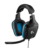 Logitech G432 Casque Gamer Filaire, Son 7.1 Surround,