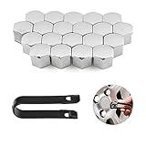 QUOTRE 20 Pièces Capuchons d'écrou de Roue, 17 mm Anti-poussière