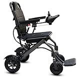 Fauteuil roulant électrique pliable et léger en fibre