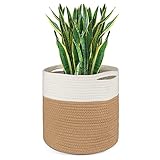 30cm Pot de Fleurs de avec Doublure, Panier de Rangement