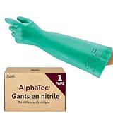 Ansell AlphaTec 37-185 Gants Protection Chimique en