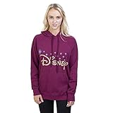 Disney Logo Sweat à Capuche, Rouge (Bordeaux), 38 Femme