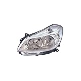 Repiauto - Phare avant gauche fond chromé Clio 3 phase