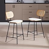 chairus Chaise Bar Cuisine avec Dossier en Rotin Lot