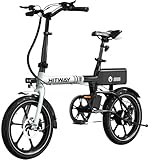 HITWAY 16 Pouces Vélo Électrique, Ebike de Ville avec