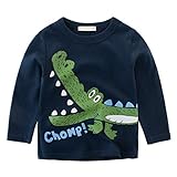 BOBORA T-Shirt Garçon, Pull-Over T-Shirts à Manches