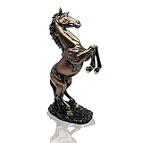 LEPENDOR 31cm Debout Cheval Résine Statue pour la décoration