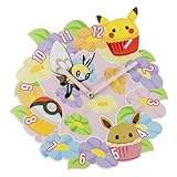 Accutime Pokémon Horloge Murale en Forme de Fleur pour