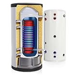 TECHGLOBE - Ballon d'eau chaude - 2 échangeurs de chaleur