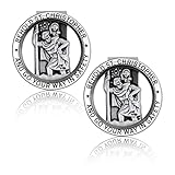 Cobee Médaille de Saint Christophe pour voiture, 2