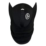 TRIXES Masque Facial en Noir Parfait pour l'hiver et