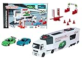 Majorette Man TGX Truck Porsche Experience+ 2 Cars