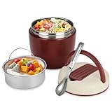 Romon Thermos Alimentaire Chaud 1200ml, Acier Inoxydable