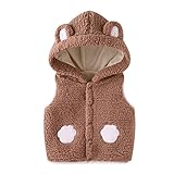 Bébé Gilet Manteau à Capuche, Garçons Filles Hiver