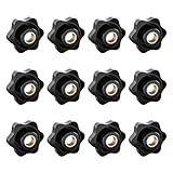 JJWNMLL 12PCS Vis de serrage bouton étoile M10-diamètre