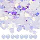 DICOSMETIC 250 Pièces Sequins Ronds pour L'Artisanat