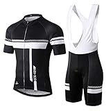 INBIKE Maillot de Cyclisme et Cuissard Homme Gel Rembourré