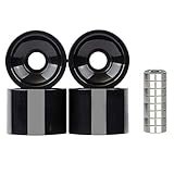 NONMON 4Pcs Roues de Longboard Skateboard Cruiser 70mm