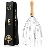 USAGA Masseur de tête à 28 doigts, gratte-tête, masseur