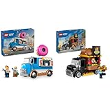 LEGO City Jouet Camion Donut + Van de Burger Vendeur
