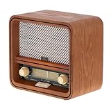 CAMRY CR 1188 Radio Rétro Avec Boîtier en Bois, AM/FM,