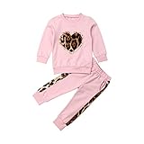 Carolilly Ensemble Enfant Bébé Fille Hiver Pantalon