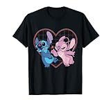 Disney Lilo and Stitch Angel Heart Kisses T-Shirt