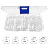 zoerbufan Lot de 20 Canette Machine a Coudre avec Boîte