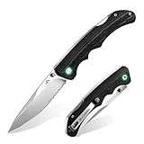 FLISSA Couteau de Poche Multifonction de 20,2 cm avec