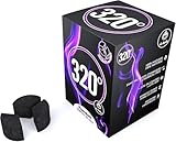 Disques de charbon de noix de coco 320º – 60 pièces