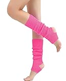 Nanxson Femmes Tricotées Chauffe-jambes étrier Néon