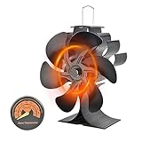 Solace Ventilateur Poele à Bois à 6 Feuilles, Écologique