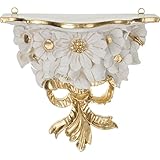 artissimo Console baroque cp81 - 28 x 12 cm - Blanc