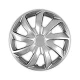 NRM Quad Silver Enjoliveurs 17 Pouces 4 pièces Argent