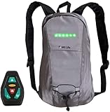 MS Life - Sac À Dos Réfléchissant Léger 15L USB Rechargeable