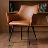 chairus Fauteuil Bureau en Cuir PU Chaise de Salon