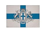 U24 - Écusson - Motif : drapeau de Marseille - Thermocollant