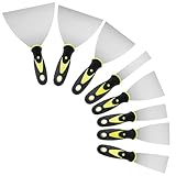 Couteau à Enduire Inoxydable - 8 Pcs, Spatule Bricolage