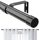 Tringle à Rideaux, 76-238cm Tringle à Rideau Extensible