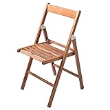 HOUSE COLLECTION HSC1395 Chaise Pliante, Noyer laqué,