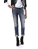 Jeans Diesel Belthy Boyfriend Ajuste Bleu Delave Femme