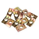 QUARKZMAN M8 Demi Lune Écrous Rondelles, 12 pcs Fer