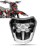 DREAMIZER Phare avant pour moto, 6000K LED Phares avant