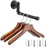 BTSKY Rustique State Industriel Support mural de tuyau