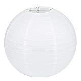 Lampion Papier Blanc - Lot de 10 pièces, LIHAO 12"(30cm)