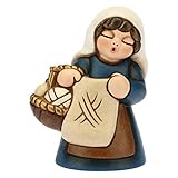 THUN - Femme Qui Travaille en Tricot Variante Bleue