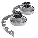 vounot Bordure de Jardin en Plastique 20 mètres avec